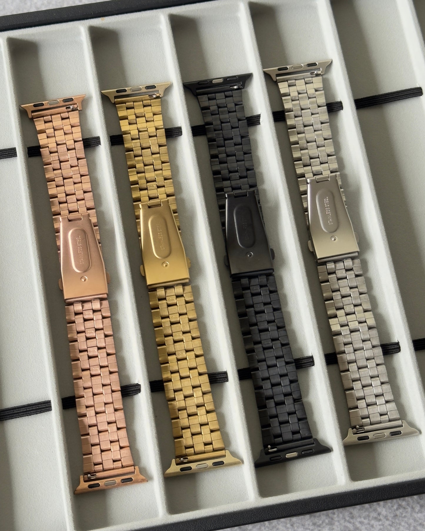Apple Watch Strap Meatal 5 line (Gold)