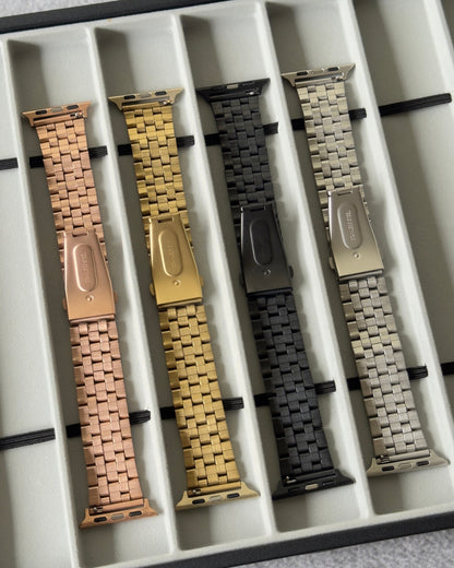 Apple Watch Strap Meatal 5 line (Gold)
