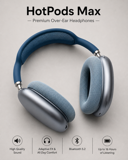 Hotpods Max (Noise Control + Popup Sensor) Blue