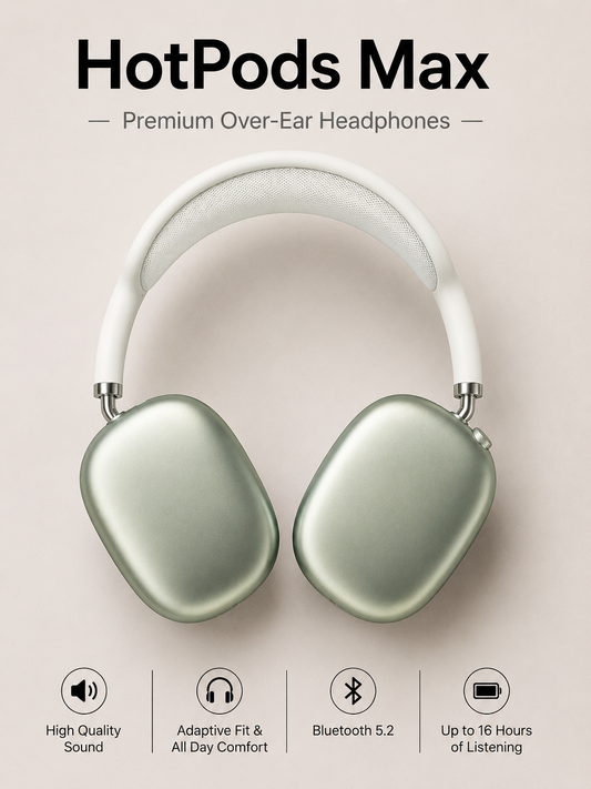Hotpods Max (Noise Control + Popup Sensor) Green