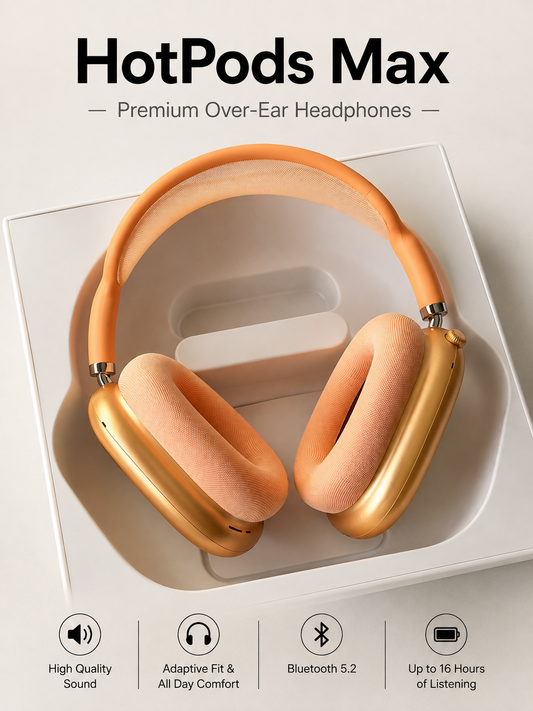 Hotpods Max (Noise Control + Popup Sensor) Orange