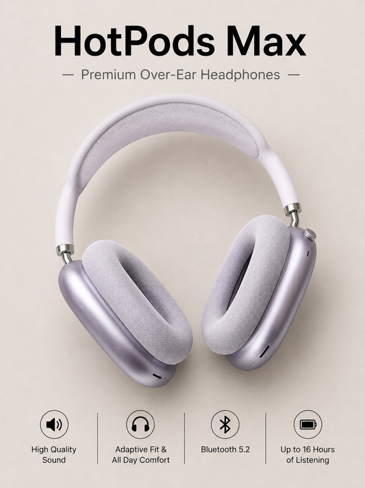 Hotpods Max (Noise Control + Popup Sensor) Purple