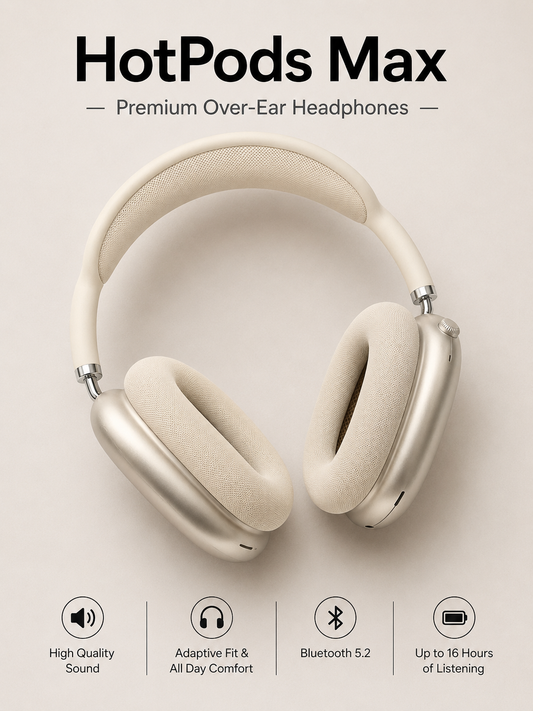 Hotpods Max (Noise Control + Popup Sensor) Starlight